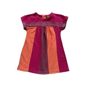 Colorful Striped Kids Dress